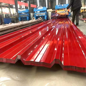 Düşük fiyatlı galvanizli Galvalume Calamine GI oluklu çelik çatı kaplama levhası renk kesme işleme hizmeti ile kaplanmış - Product Image 4