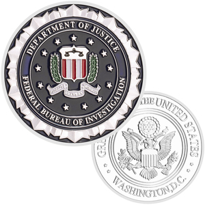 Department of Justice Style Challenge Coin <strong>Federal</strong> Emblem Commemorative Coin for Collection - Product Image 1