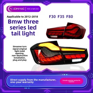 ไฟท้ายรถ BMW 3 Series F30/F35ไฟ LED โมเดลมังกรประกอบกับเลนส์สีแดงใสแรงดันไฟฟ้า12V ใหม่และสภาพการใช้งาน - Product Image 2