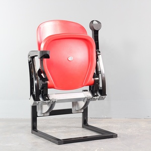 Stunity toptan futbol stadyumu vip skai suni deri koltuk katlanır bleachers için sırt desteği ile - Product Image 3