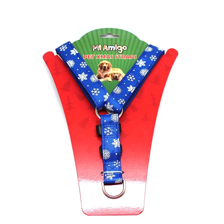 In  Stock Christmas Pet Dog Harness Best Nylon leash Harness Dog Harness set