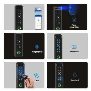 Thông minh không thấm nước Màn hình cảm ứng bàn phím ttlock Wi-Fi Nhận dạng khuôn mặt vân tay cửa sinh trắc học kiểm soát truy cập hệ thống OEM - Product Image 3