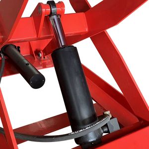 Cilindro hidráulico de acción única con rodamientos esféricos para plataforma de carga y descarga de almacén logístico