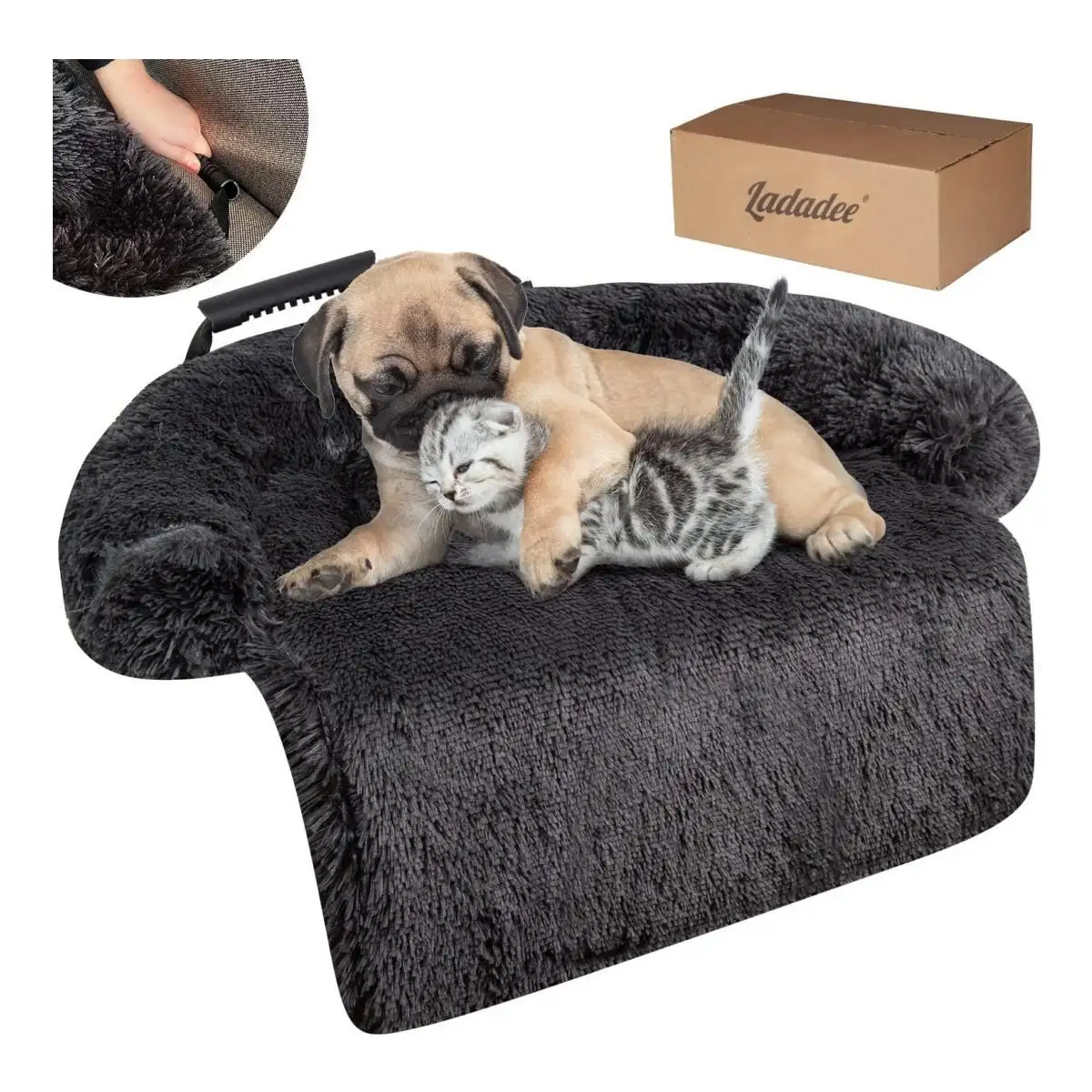 ZYZPET köpekler kanepe sakinleştirici yatak yıkanabilir su geçirmez, Pet kanepe kılıfı köpek iniş çekyat koruyucu kapak, peluş köpek yatağı Mat