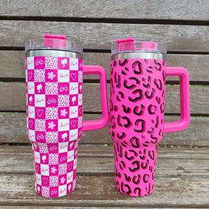 6 renkler toptan 40oz sıcak pembe kalp aşk sevgililer Tumblers sevgililer çift duvar kalp Tumblers hediyeler için - Product Image 4