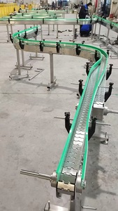 Filling and Capping Production Line Customized Container Glass Plastic Bottle <strong>Handling</strong> Flat Top <strong>Chain</strong> <strong>Conveyor</strong> System - Product Image 5