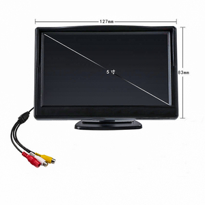 High Definition2K Rear View Display Car <strong>Monitor</strong> Two-Way Video <strong>Input</strong> for Dashboard for Automobile Reversing - Product Image 3