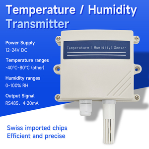 Sensor de humedad de temperatura Digital Modbus 0-5V/0-10V Transmisor OEM ODM Compatible con controlador de temperatura de aplicación de aire - Product Image 2