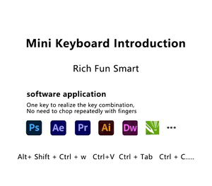 Two-button Miniature <strong>Mechanical</strong> <strong>Keyboard</strong> Personality Custom Free Drive Copy Paste <strong>Keyboard</strong> Switches Custom <strong>Keyboard</strong> - Product Image 6