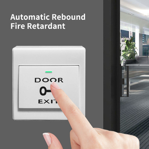Wall Mounted Door <strong>Exit</strong> <strong>Button</strong> Indoor Release <strong>Push</strong> Switch <strong>Button</strong> Plastic White Access Control <strong>System</strong> 36VDC Factory Price DC12V 3A - Product Image 5