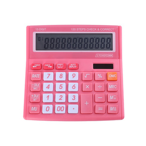 Computadora de 12 bits, máquina contadora de 120 pasos, calculadora clásica, LCD de gran tamaño, finanzas multifuncionales - Product Image 5