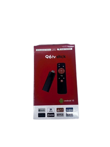 Sıcak Q6 tv kutusu akıllı tv çubuk mini PC tak ve çalıştır iptv 4K Android 10 Quad cortex-A53 ott Tv kutusu set top box wifi alıcısı - Product Image 5