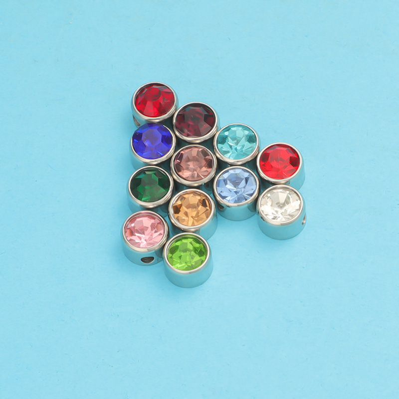 Couleur acier (perle à petit trou SR008)
