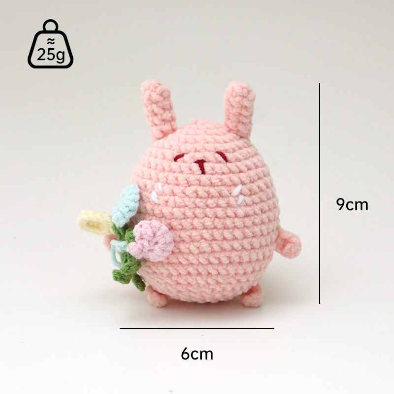Cuerpo acrílico pequeño y adorable, color rosa conejito "Sweetheart".
