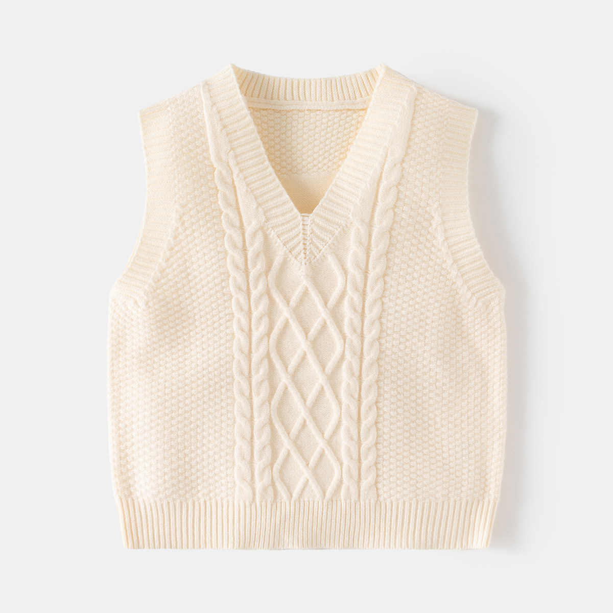 Apricot buttoned vest