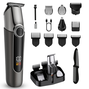 Có Thể Sạc Lại Chuyên Nghiệp Cắt Tóc Grooming <span class=keywords><strong>Kit</strong></span> Cắt Tóc Tông Đơ Điện <span class=keywords><strong>Kit</strong></span> Tóc Cắt Với Hiển Thị Kỹ Thuật Số - Product Image 2