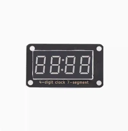 FLYCHIP 4-stellige uhr 7 segment 0,36 zoll 4-stellige uhr LED digitales rohrmodul TM1637 driver