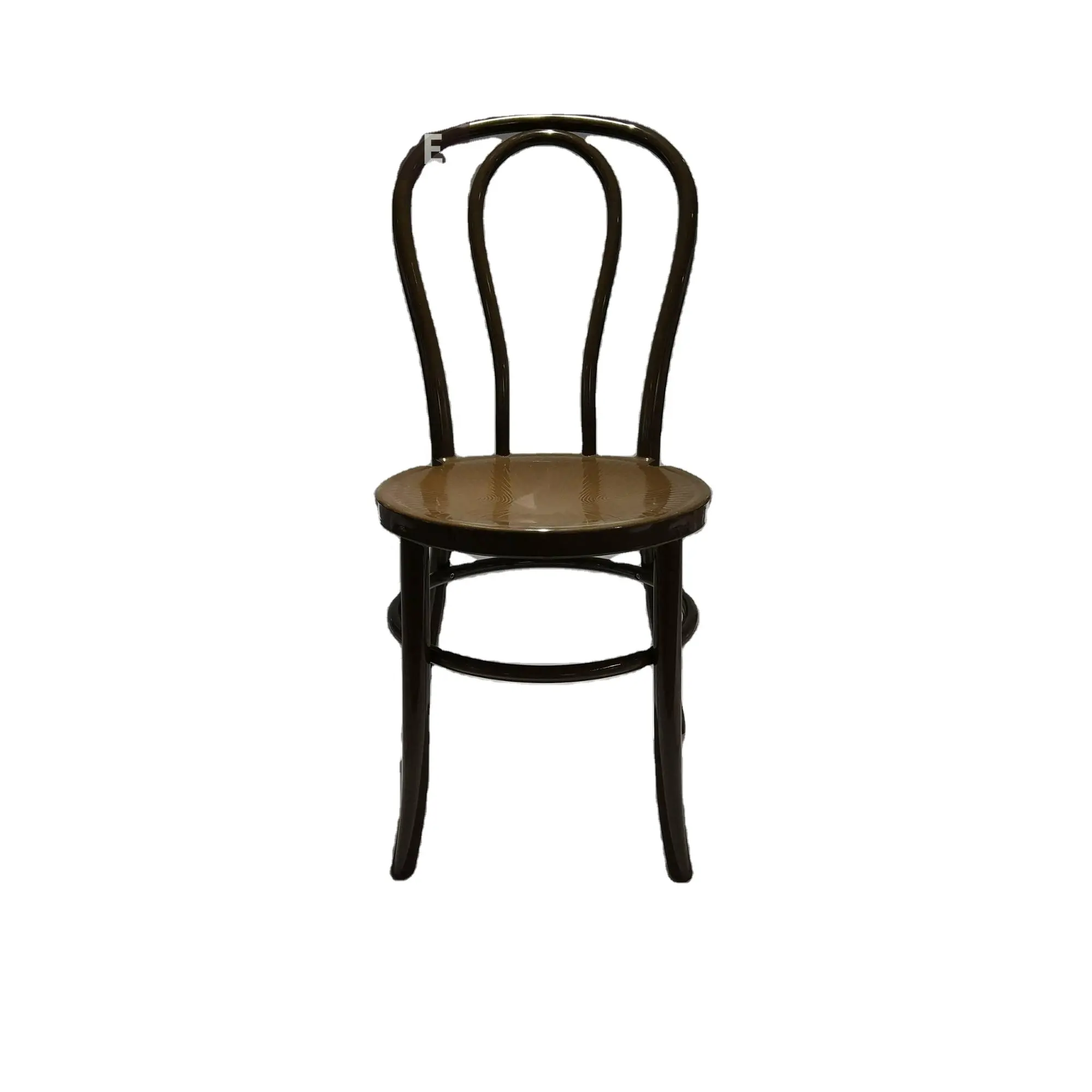 Thonet-silla apilable de plástico con reposabrazos para boda, banquete, Hotel, restaurante, fiesta, 42x50x88cm, PP