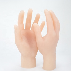 อุปกรณ์ฝึกสักเล็บซิลิโคนระดับพรีเมี่ยมสำหรับมือซ้าย/ขวา3D ฝึกฝนศิลปะสมจริงแบบใช้ซ้ำได้ - Product Image 1