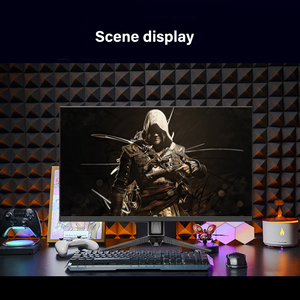 Monitor de ordenador curvo Abeloe de 23,8 pulgadas, 1K, 165Hz, con HDR, H-D-MI/VGA/entrada, usado, reacondicionado, IPS, pantalla LCD, Monitor de PC