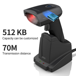 Escáner de código de barras Xincode 2D Bluetooth QR PDF417 lector de código de barras azteca sistema Android IOS inalámbrico con base de carga - Product Image 6
