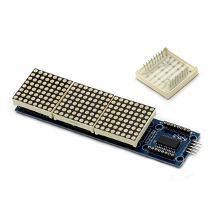 MAX7219 5ピンラインシングルチップマイクロコンピューターモジュールを備えたマイクロコントローラー4in1ディスプレイ用ドットマトリックスモジュール - Product Image 4