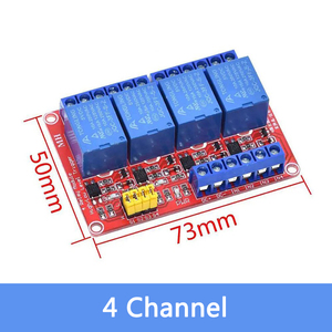 1 2 4 8 kanal 5V 12V 24V röle modülü kurulu kalkan Optocoupler desteği ile Arduino için yüksek ve düşük seviye tetik