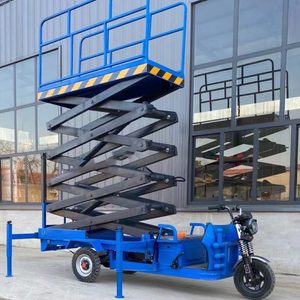 Venta directa de fábrica 3-12m batería trabajo aéreo especial 500kg TIJERA-horquilla triciclo eléctrico plataforma de elevación - Product Image 5