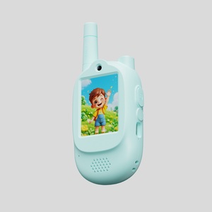 Walkie Talkie Video HD Kanal Tunggal 2 Buah untuk Anak, Layar 2 Inci, Interkom Lucu dengan Pengubah Suara, Mainan untuk 2 Anak Bermain - Product Image 5