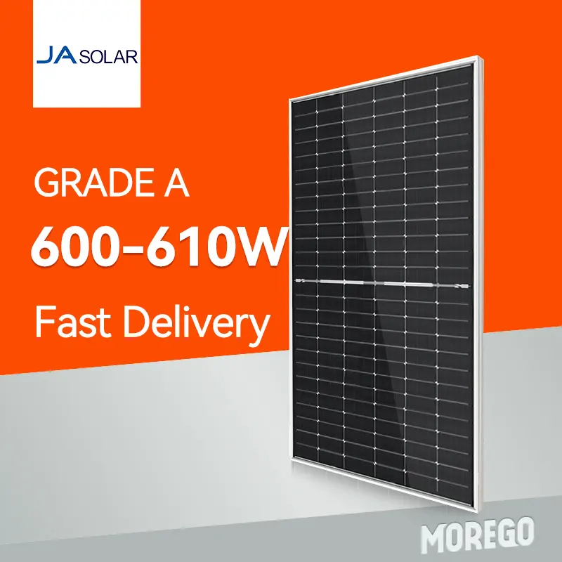 JA mono painel solar solar 600W 610W 590W 595W 580W MONO PERC PV módulo com navio rápido