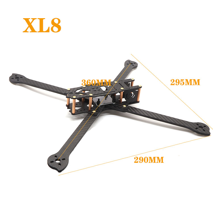 black Xl8-wheelbase 360mm-max 95 inch blade