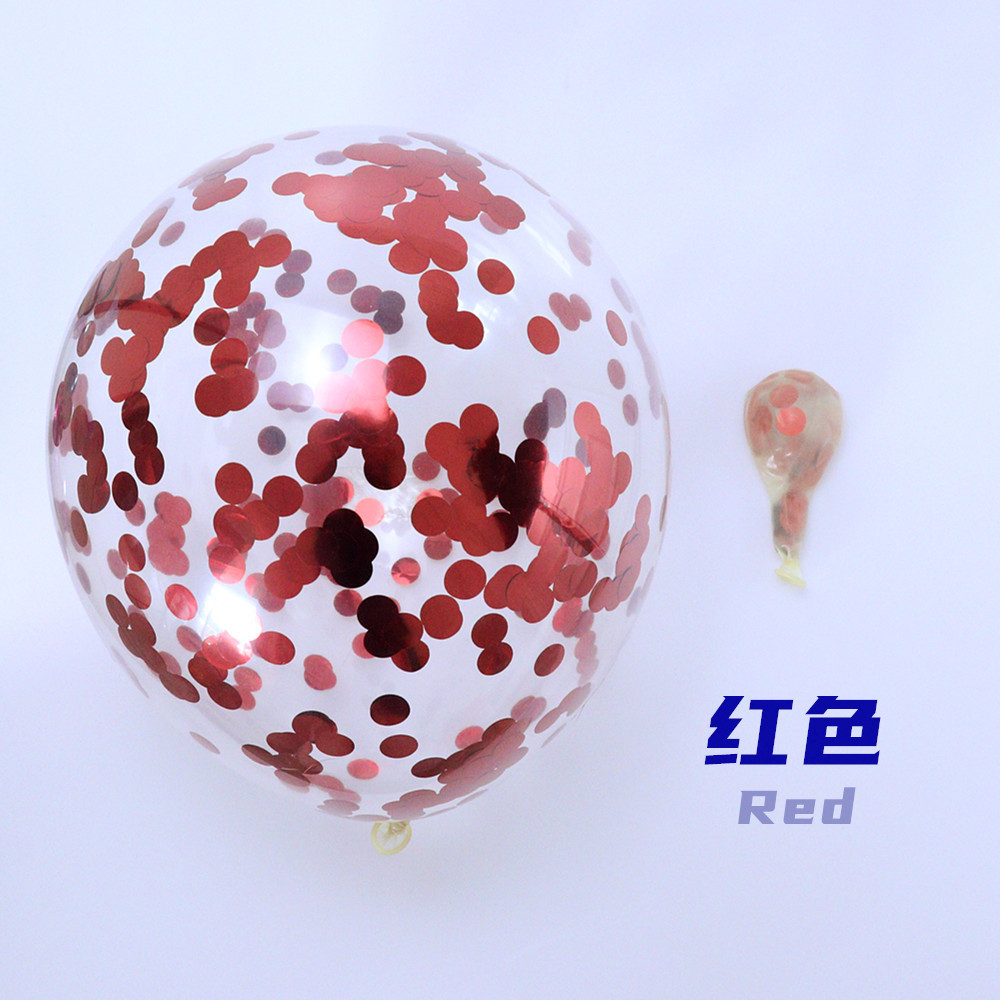 Red sequin balloon