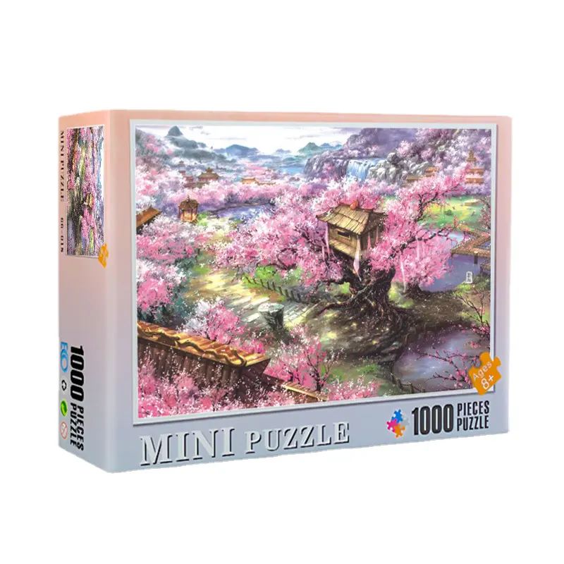 HY Toys1000 pezzi di livello infernale difficile mille colori puzzle versione per adulti bobina dipinta a mano disegno intelligenza pa