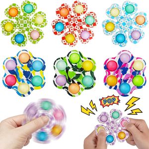 Nuevo diseño de juguetes <span class=keywords><strong>Fidget</strong></span> Sensory Toy Push Pop Bubble Finger <span class=keywords><strong>Spinner</strong></span> Simple Hand Shank Pad <span class=keywords><strong>Spinner</strong></span> - Product Image 2