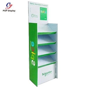 Tùy chỉnh nghiêng 4 cấp Pop hiển thị các tông sóng hiển thị bệ sàn đứng cho thiết bị điện tử tại trung tâm mua sắm - Product Image 2