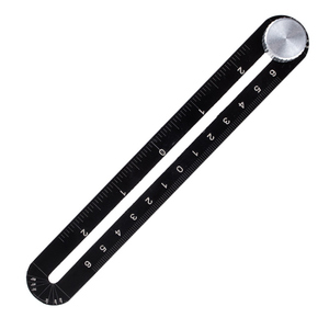 Cetvel kiremit delik bulucu 12 alüminyum alaşım katlanır cetvel Posit kiremit işaretleme aracı kiremit kesme ölçme araçları 6 katlanır cetvel - Product Image 4