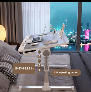 Portable MDF Foldable Height Adjustable <strong>Lap</strong> Desk Convertible Revolving Small <strong>Computer</strong> <strong>Table</strong> <strong>for</strong> Laptop Tilting Bed Lazy <strong>Computer</strong> - Product Image 5