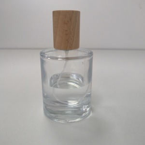 卸売空2オンス3オンス5オンス再利用可能ラウンド香水ガラスボトル10ml 30 ml空四角い香水ボトル100 ml