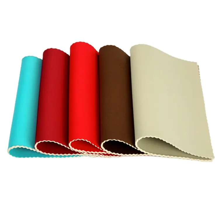 Prezzo di fabbrica all'ingrosso colorato diverso spessore 2mm 3mm 5mm foglio di gomma tessuto Neoprene