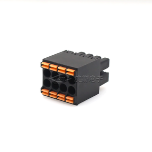 15EDGKNH KF2EDGKS 3,5mm Bloque de terminales de PCB enchufable de resorte de doble capa 2EDGSR Terminal negro - Product Image 2