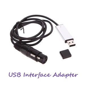 USB to <strong>DMX</strong> Interface Adapter <strong>LED</strong> DMX512 Studio Computer PC Stage Lighting <strong>Controller</strong> Dimmer - Product Image 2
