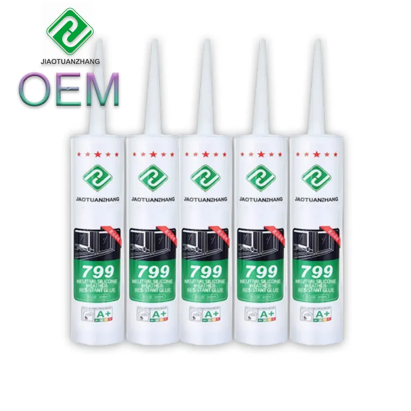 OEM ODM gạch vữa Silicone sealant trung tính Doanh sealant và Silicone cho liên kết mạnh mẽ