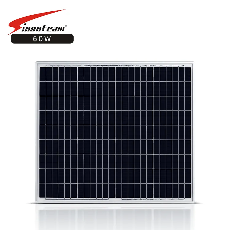 Poly 60 Watt Solar Hoge Efficiëntie Zonnepaneel Goedkope 70 W 80 W 90 W Solar 36 Cellen Modules Pv zonne-energie Panel Prijs