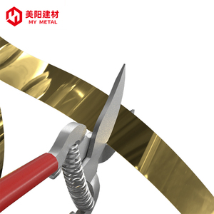 Bán buôn 0.3mm Độ dày cuộn thép không gỉ Tự dính sàn Viền cắt chuyển tiếp dải cho trang trí tường nhà - Product Image 2