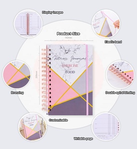 2024 Custom Colorful <strong>Printing</strong> Spiral Fitness Planner Gym Workout <strong>Log</strong> Diary Exercise <strong>Notebook</strong> - Product Image 2