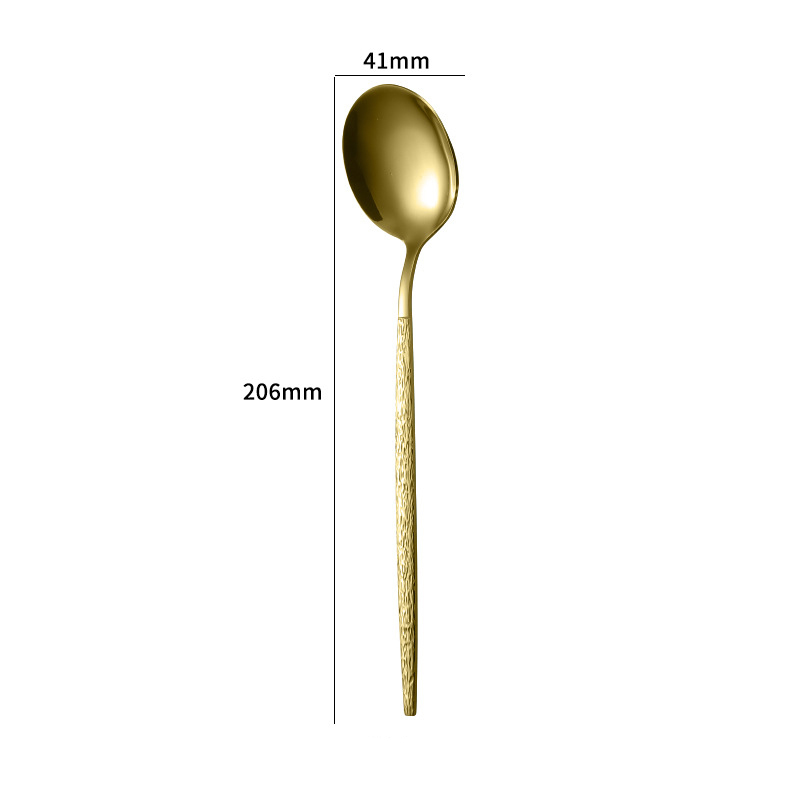 dinner spoon -- gold