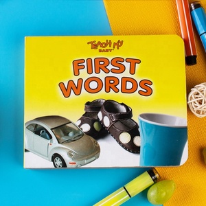 Hard Cover Fashion Design English Letter <strong>ABC</strong> Word Learning Cardboard <strong>Books</strong> for Kids - Product Image 3