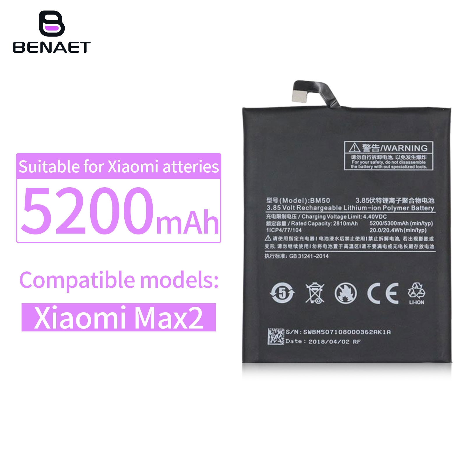 For Xiaomi BM50