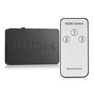 Xput-Interruptor de tres puertos 3x1 HDMI, con Control remoto, 3 puertos HDMI