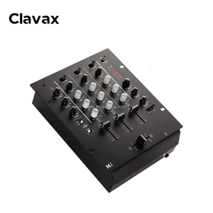 Clavax CLMC-M4サウンドミキシングコンソールプロフェッショナル3チャンネルDJミキサーRCA 1/4インチレコード入力出力3バンドDJミキサー - Product Image 1